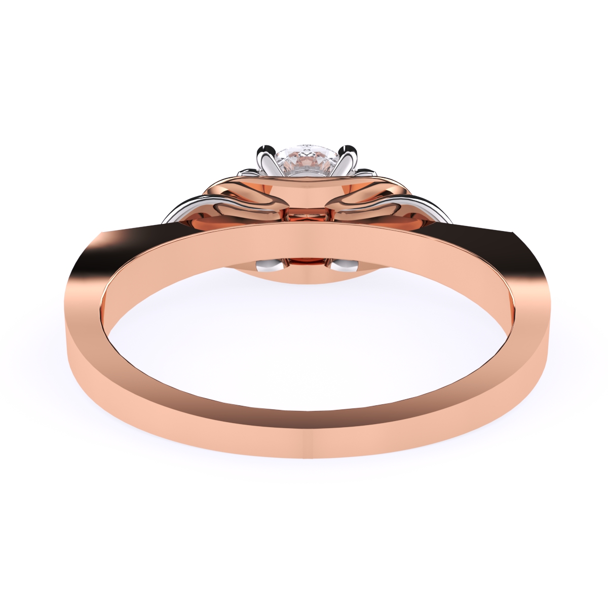 Glamorous Round Diamond Solitaire Ring